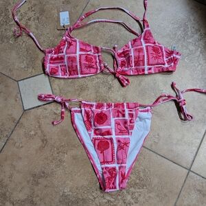 Samiol / Medium / NWT / Pink Bikini Set